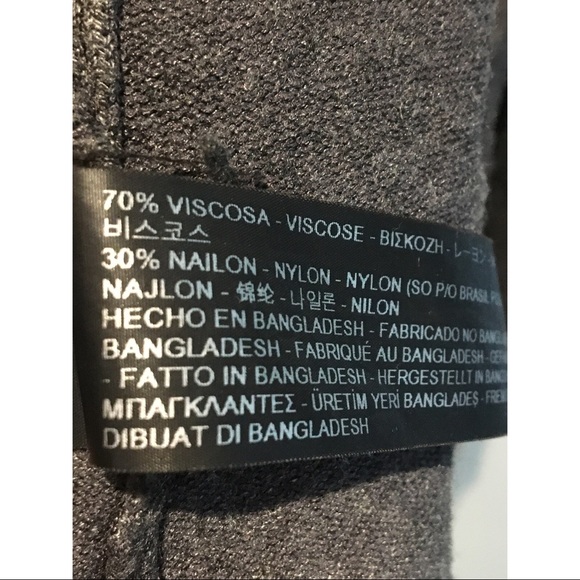 Zara Knit Grey Draped Neck Open Cardigan - Picture 10 of 10